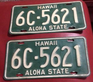 Vintage Hawaii Aloha State 1960 