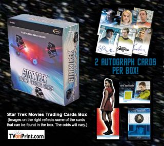 Star Trek Movies Trading Cards Into The Darkness 2014 Box Chris Pine