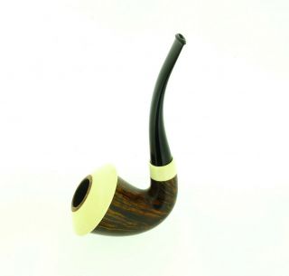 Tom Eltang " Snail " 15 Calabash Lvory Cup Pipe Unsmoked
