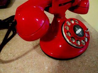 Telephone Western Elec 202 D - 1 E1 Rare red Restored phone 3