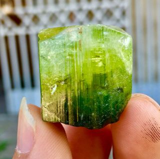 WoW 146 C.  T Top Class Damage Terminated Green Watermelon Tourmaline Crystal 4