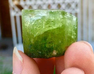 WoW 146 C.  T Top Class Damage Terminated Green Watermelon Tourmaline Crystal 5