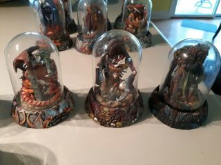 Franklin Michael Whelan Complete set of Dragon Statues 6