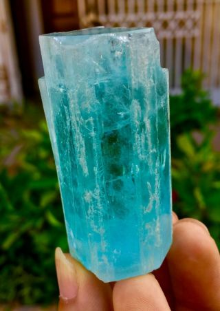 WoW 498 C.  T Top Class Damage Terminated Blue Color Aquamarine Crystal 2
