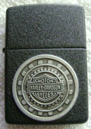 1997 Harley Davidson Black Matte Zippo Lighter