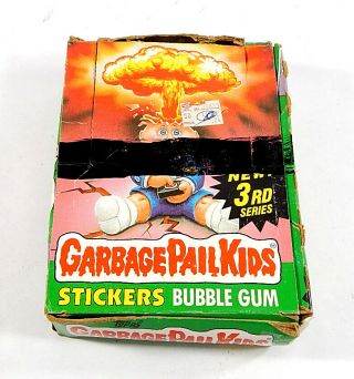 1986 Topps Garbage Pail Kids 3rd Series Wax Pack Box 48 Packs