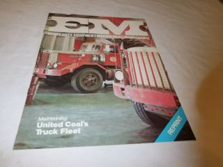 1980 Autocar Heavy - Duty Coal Hauling Trucks Sales Brochure