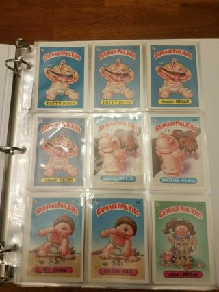 1985 Garbage Pail Kids 2nd Series 2 86 Card Live Mike Complete Set Nm