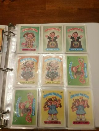 1985 Garbage Pail Kids 2nd series 2 86 Card Live Mike Complete Set NM 2