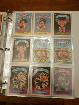 1985 Garbage Pail Kids 2nd series 2 86 Card Live Mike Complete Set NM 3
