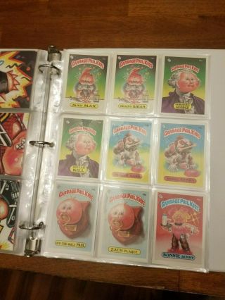 1985 Garbage Pail Kids 2nd series 2 86 Card Live Mike Complete Set NM 8