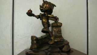 Walt Disney World 35 year service award Pinocchio statue - - 3