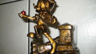 Walt Disney World 35 year service award Pinocchio statue - - 6