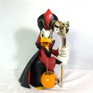 Disney Art Halloween Donald Duck Dressed As Jafar Large Figurine Lim Ed Rare