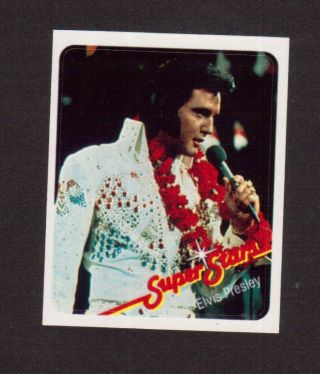 Elvis Presley 1980s Rare German Chocolate Sticker 4