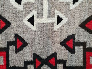 Navajo rug,  Ganado approx.  54 x 79,  1920 ' s to 1930 ' s, 4