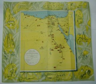 Egypt Egyptian Nile Cairo Temples Tourist Guide Map Pictures Brochure