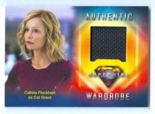 Calista Flockhart " Cat Grant Wardrobe Card M13 " Supergirl Season 1