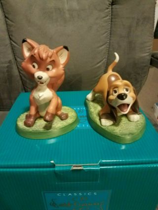 Disney Wdcc The Fox And The Hound - Copper And Todd " The Best Of Friends " B