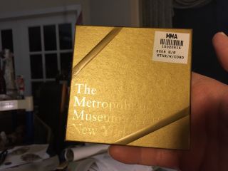 2008 Star Mma Metropolitan Museum Sterling Gold Christmas Ornament 1847 Sevres