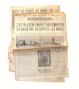 April 21 1906 San Francisco Earthquake Fire Aftermath Sf Examiner Newspaper (9)
