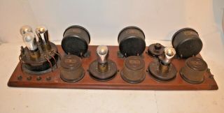 EARLY 1920 ' s ATWATER KENT MODEL 10,  4340 BREADBOARD RADIO RECEIVER 11