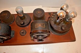 EARLY 1920 ' s ATWATER KENT MODEL 10,  4340 BREADBOARD RADIO RECEIVER 9