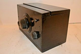 EARLY 1920 ' s ADAMS MORGAN PARAGON TYPE 2 TWO TUBE RADIO RECEIVER 3