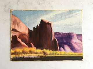 Robert Draper (1938 - 2000) Navajo Artist Watercolor Painting