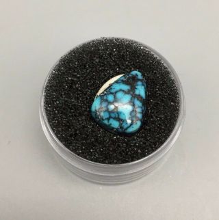 Certified Lander Blue Turquoise Cabochon 4.  15 Ct.