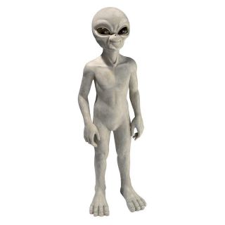 Large Out Of This World Alien Statue Indoor/outdoor Home Extra Terrestrial Decor