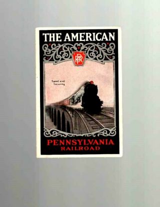 Pennsylvania Railroad " The American " 1927 Prr