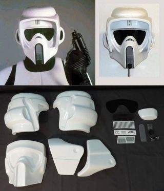Star Wars Biker Scout Trooper Helmet Kit Armor Costume Prop Cosplay