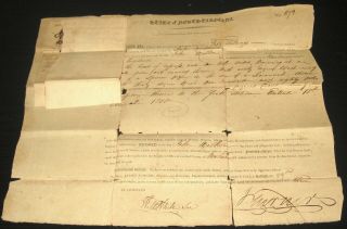 North Carolina 1803 Land Deed John Walker 100 Acres for 50 Shillings 2