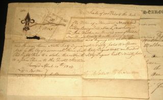 North Carolina 1803 Land Deed John Walker 100 Acres for 50 Shillings 4