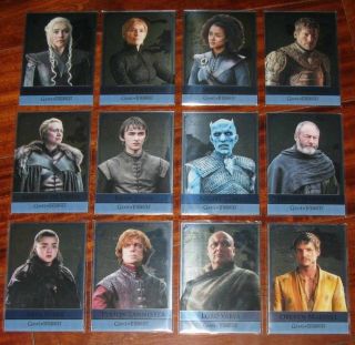 2019 Game Of Thrones Inflexions Complete Set Of All 12 Mirror Relationship Dr
