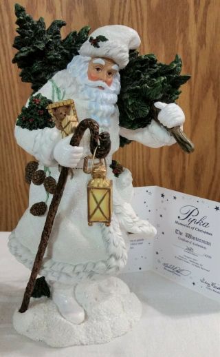 Pipka Memories Of Christmas Santa - The Winterman - Limited Ed.  Retired 1999