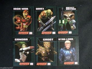 Sdcc Comic Con 2013 Exclusive Guardians Of The Galaxy Card Set W Iron Man