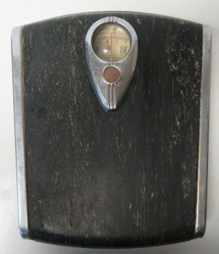 Vintage Retro Art Deco Mid Century Modern Borg Bathroom Weight Scale