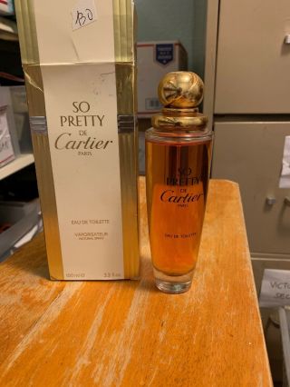 Rare Women Cartier So Pretty 3.  4fl.  Oz Perfume Eau De Toilette Spray 100ml 3.  3oz