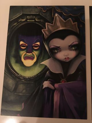 Jasmine Becket Griffith Disney Evil Queen Wonderground Postcard