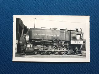 Southern Pacific Lines Railroad Engine Locomotive No.  565 Antique Photo