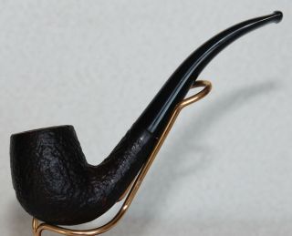 Dunhill Shell (1978) Group 3 Estate Pipe,  Bonus Leather Tobacco Pouch