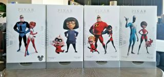 Disney Store The Incredibles 2 & D23 Exclusive Designer Limited Edition Dolls