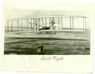 Orville Wright Signed Photo Orville And Wilbur,  Wright Brothers,  First Plane