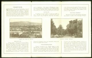 1907 Rare Brochure TROPICO Los Angeles Development Brochure 2