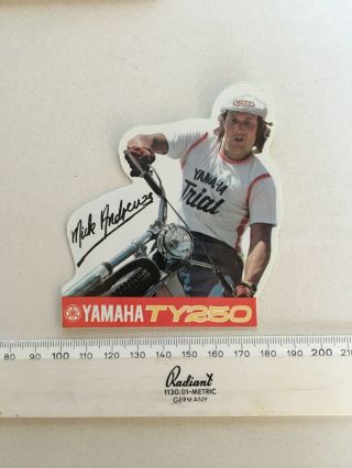Yamaha Vintage Trials Decal Stickers Motorcycle Mick Andrews Ty250 Bell