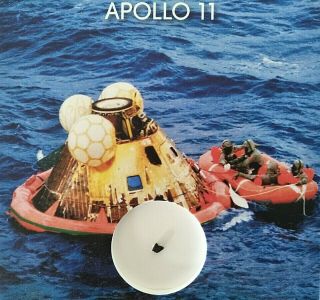 Apollo 11 ' Flown Heat Shield Fragment ' Crew Neil Armstrong M.  Collins E.  Aldrin 3