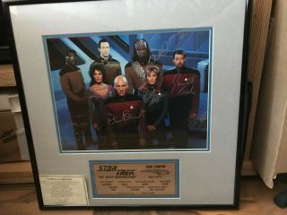 Star Trek Tng Cast Signed Autograph