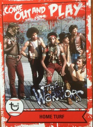 Topps - The Warriors - 5 " X 7 " Trading Cards.  Total 16 Cards In Pack.